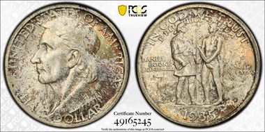 1935-D 50C Boone MS66