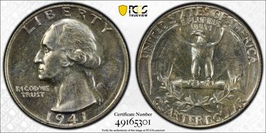 1941 25C PR66