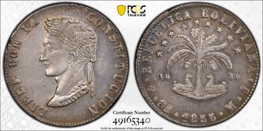 1855-PTS MJ 8 Sol AU58