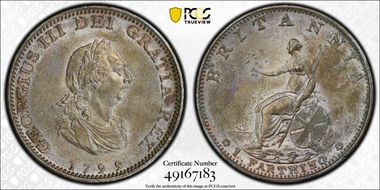 1799 1/4D S-3779 MS63BN