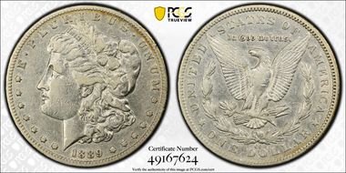 1889-CC $1 VF25