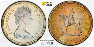 1973 S$1 R.C.M.P. Ag SP64