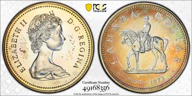 1973 S$1 R.C.M.P. Ag SP62