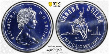 1975 S$1 Calgary Ag SP68