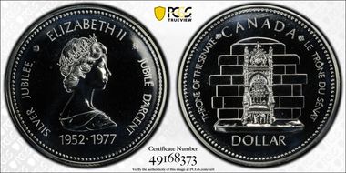 1977 S$1 Jubilee Ag SP69