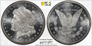 1878-CC $1 MS66+
