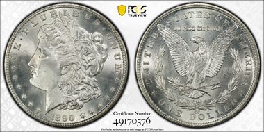 1890-CC $1 MS66