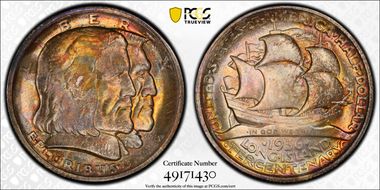 1936 50C Long Island MS67