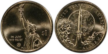 2024-P $1 American Innovation AL Saturn V Pos. B MS65