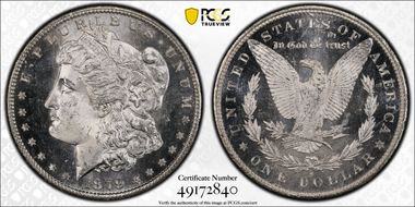 1879-S $1 MS65PL