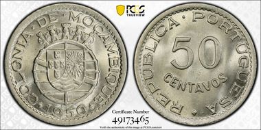 1950 50C MS66