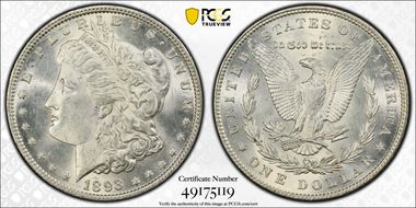 1893 $1 MS61