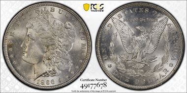 1896 $1 MS64