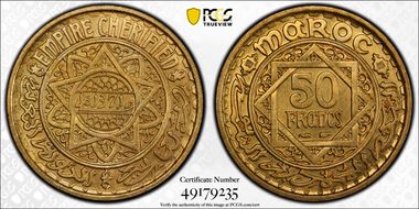 AH1371 (1951) 50 Fr Lec-281 Paris MS66