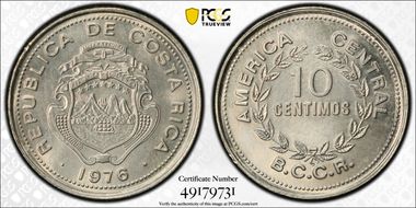 1976-BCCR 10C MS66