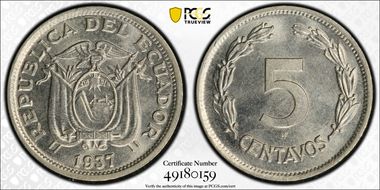 1937 HF 5C KM-75 MS64