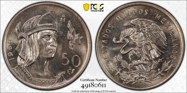 1950-Mo 50C MS64