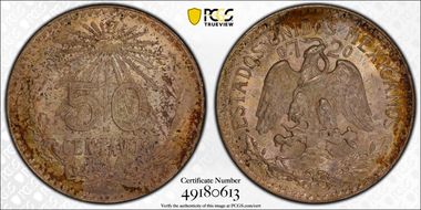 1944-M 50C KM-447 Ag MS65