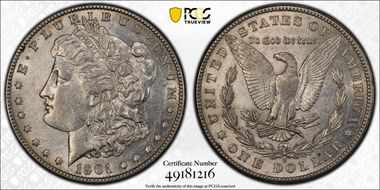 1901-S $1 AU53