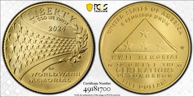 2024-W $5 Greatest Generation MS70