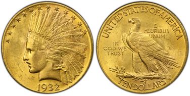 1932 $10 MS63