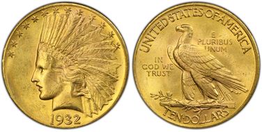 1932 $10 MS63