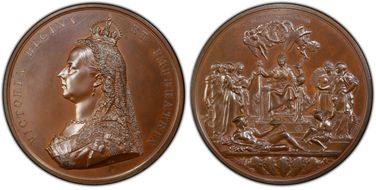 1887 Medal Eimer-1733b BHM-3219 Bronzed AE SP64