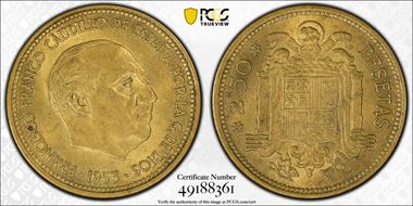 1953 2 1/2 P (1954) MS64