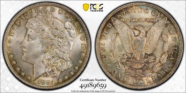 1884-O $1 MS65