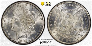 1883-CC $1 MS63