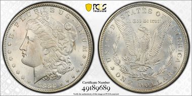 1882 $1 MS65