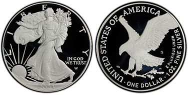 2023-S $1 Silver Eagle PR70DCAM