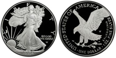 2024-W  $1 Silver Eagle PR70DCAM