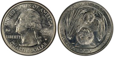 2020-W 25C American Samoa NP V75 AU55