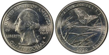 2020-W 25C Tallgrass Prairie NP V75 MS66