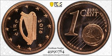 2016 € 0.01 PR69DCAM