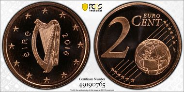 2016 € 0.02 PR69CAM