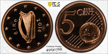 2016 €0.05 PR69CAM