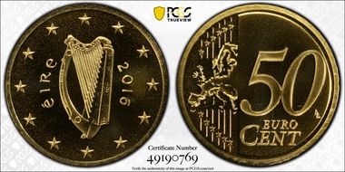 2016 €0.50 PR69CAM
