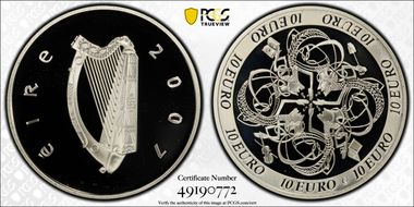 2007 € 10 Celtic Culture PR69DCAM