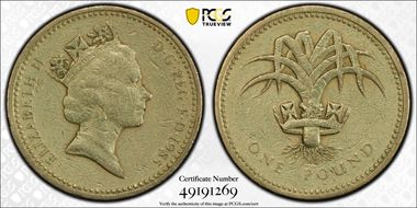 1985 £1 S-J3 Welsh Design VF30