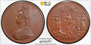 1887 Medal Eimer-1733b BHM-3219 Bronzed AE SP63