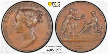 1838 Medal Eimer-1315 BHM-1801 Bronzed AE SP58
