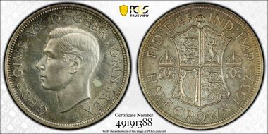 1937 1/2 Cr S-4080 PR64