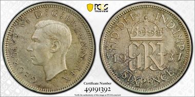 1937 6D S-4084 PR65