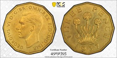 1937 3D S-4112 Nickel-Brass PR65