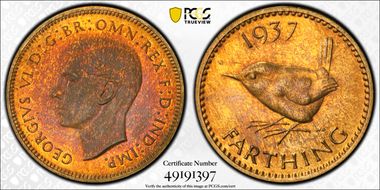 1937 1/4D S-4116 PR64RB