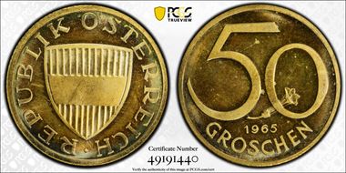 1965 50 Gr PR66CAM