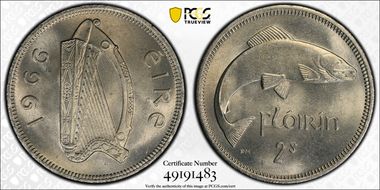 1966 Florin MS66