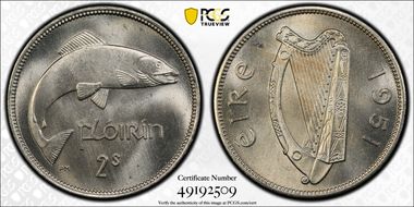 1951 Florin MS65